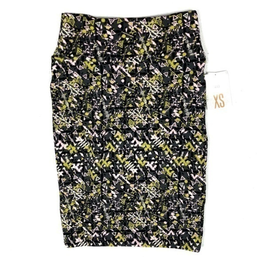 LulaRoe Cassie Geometric Print Bodycon Skirt